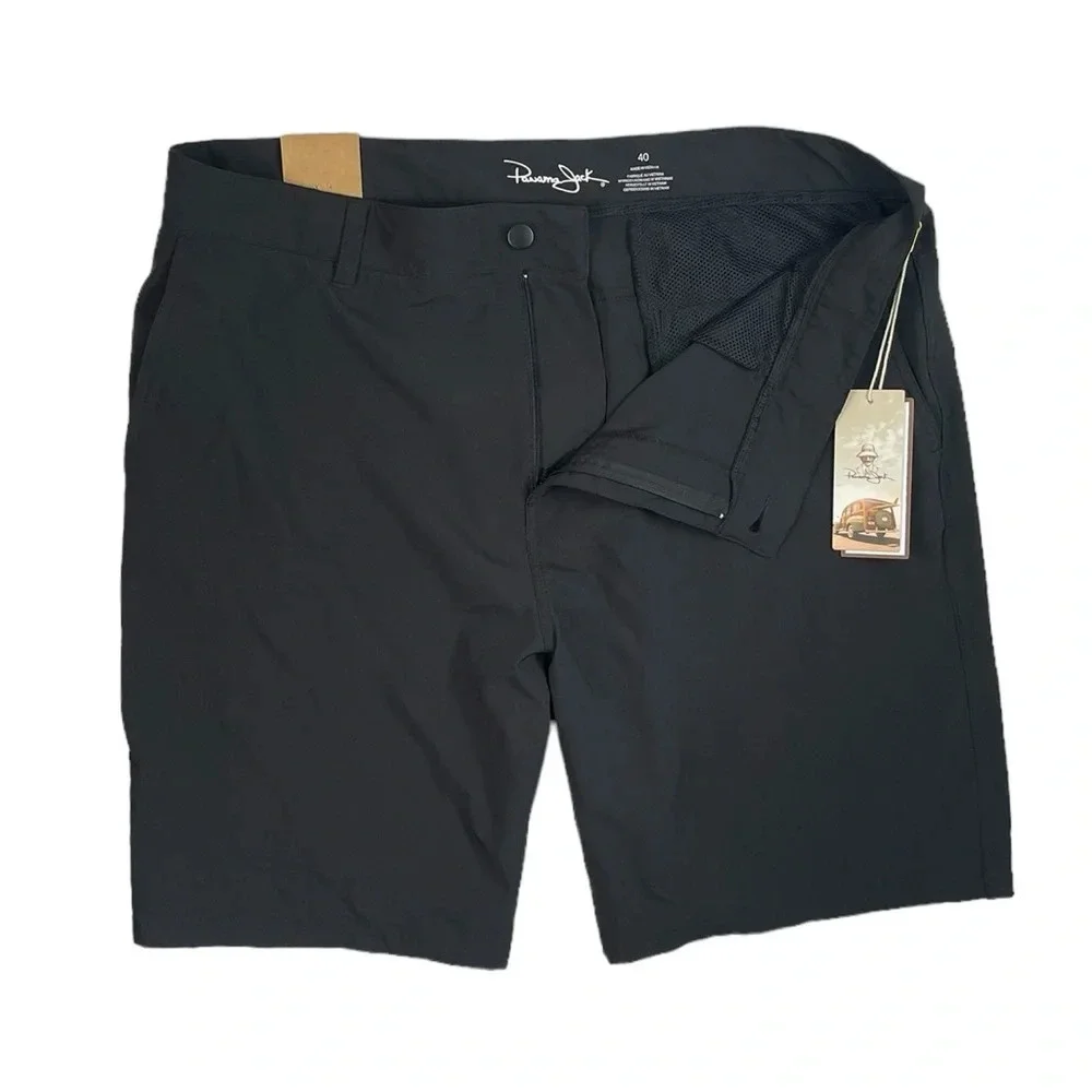 SH791 NWT Mens Panama Jack Brand 9” Inseam Performance Hybrid Shorts 40